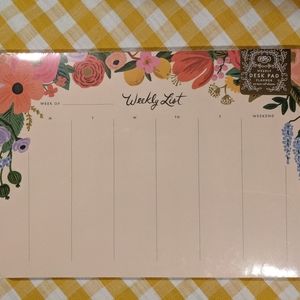 Rifle Paper Co Weekly Desk Pad